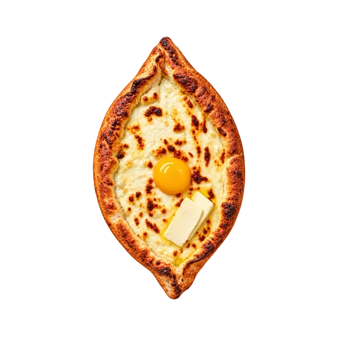 Ajarski-style egg boat serving suggestion